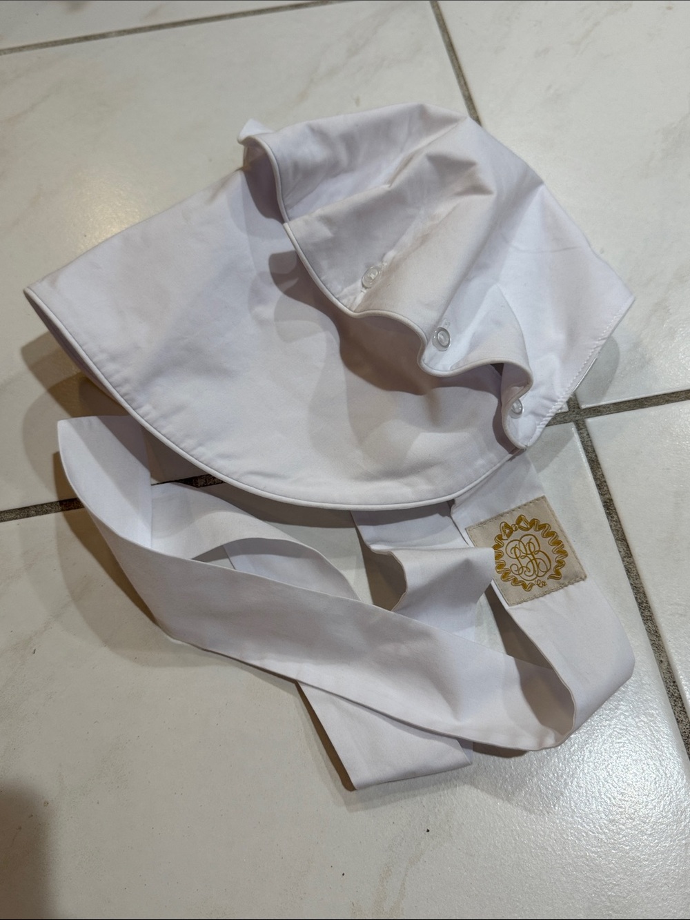 Men's white collared shirt - likely dress shirt